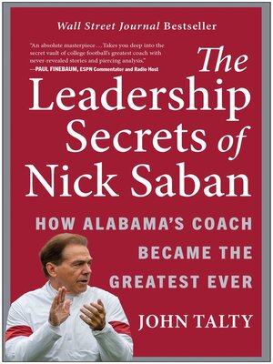 The Leadership Secrets of Nick Saban - ebook